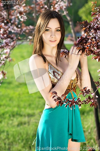 Image of Attractive young caucasian lady