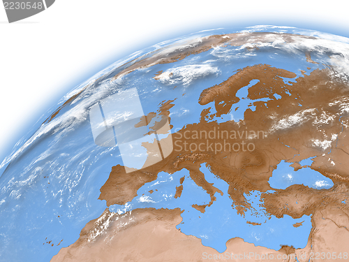 Image of Europe on Earth