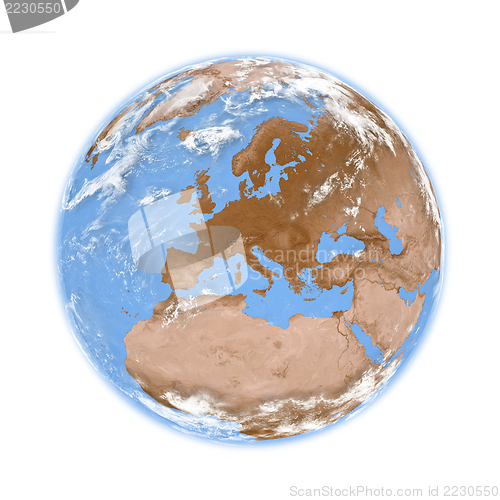 Image of Europe on Earth