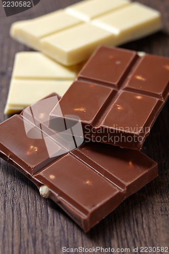 Image of various chocolate bar