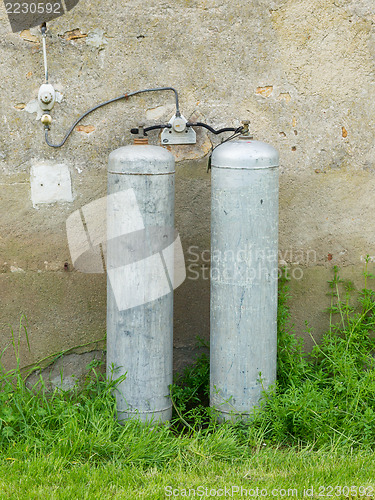 Image of Gas bottles