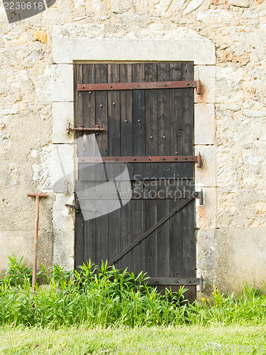 Image of Old wooden door 