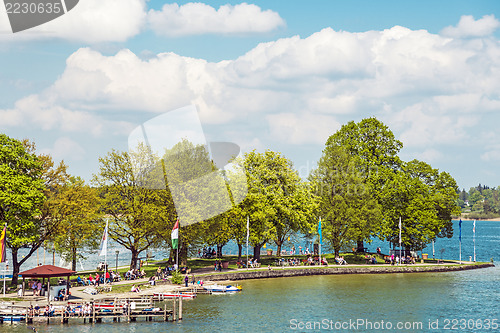 Image of People at Chiemsee in Germany