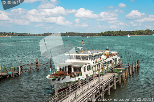 Image of Passenger ship on Chiemsee in Germany