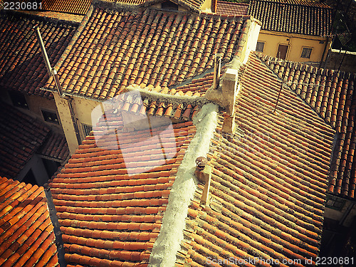 Image of Old tile roofs