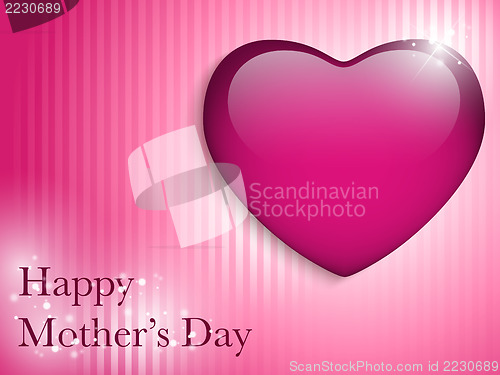 Image of Happy Mother Day Heart Background