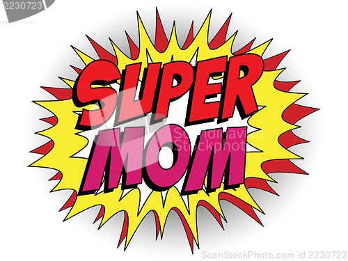 Image of Happy Mother Day Super Hero Mommy
