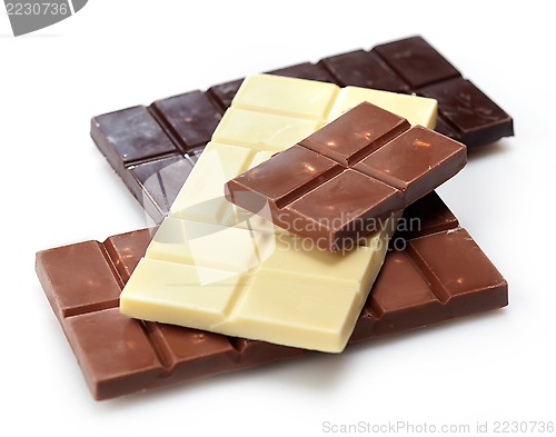 Image of various chocolate bar