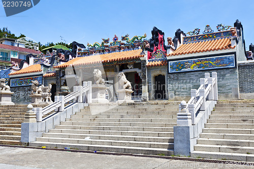 Image of Temple in Hong Kong, China. 