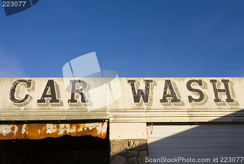 Image of Abandoned Car Wash, Raymond, Washington