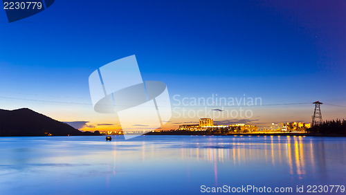 Image of Sunset along the coast