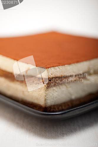 Image of home made tiramisu dessert 