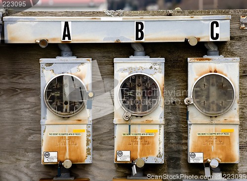 Image of Three Electric Meters