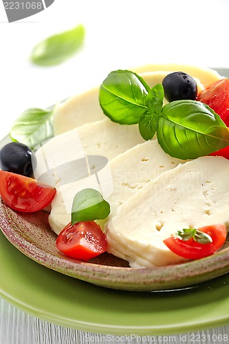 Image of fresh feta cheese 