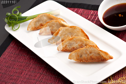 Image of Thai Pan Fried Gyoza Dumplings