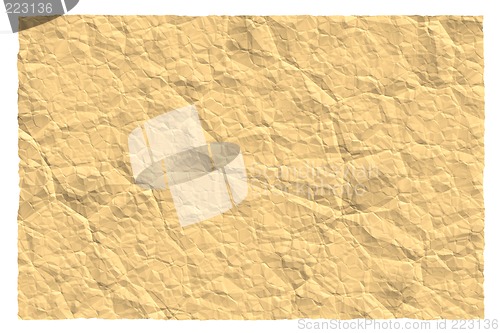 Image of Crumpled brown paper