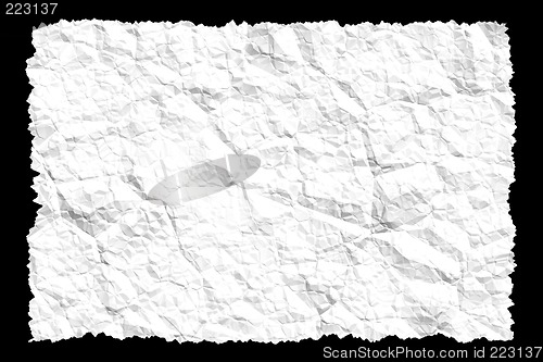 Image of Crumpled white paper