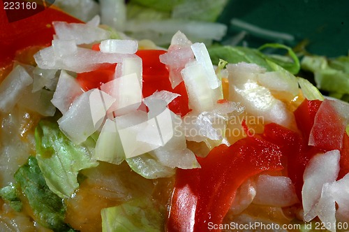 Image of enchilada close up