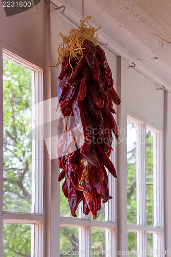 Image of Dried red chillies