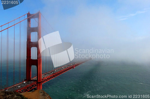 Image of One Part of the Golden Gate Bridge
