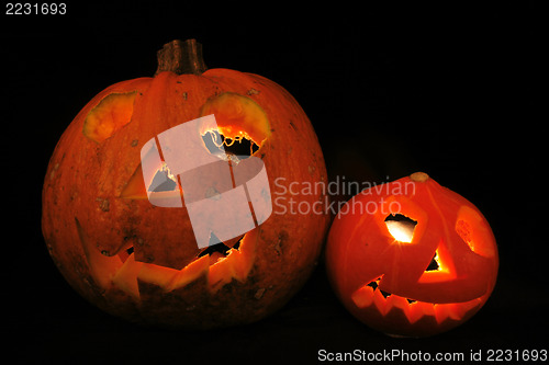 Image of halloween pumpkins