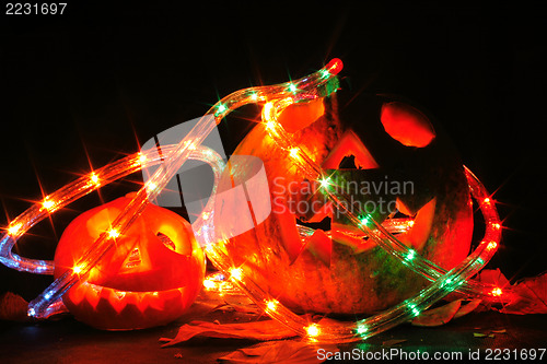 Image of halloween pumpkins