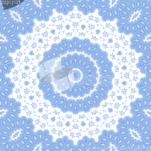 Image of Abstract blue pattern