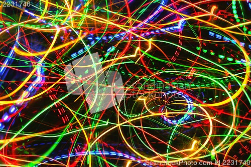 Image of Motion glowing lights