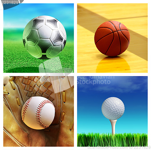 Image of sport balls