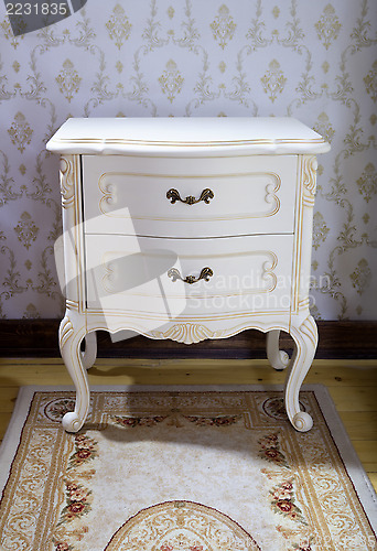 Image of vintage bedside table