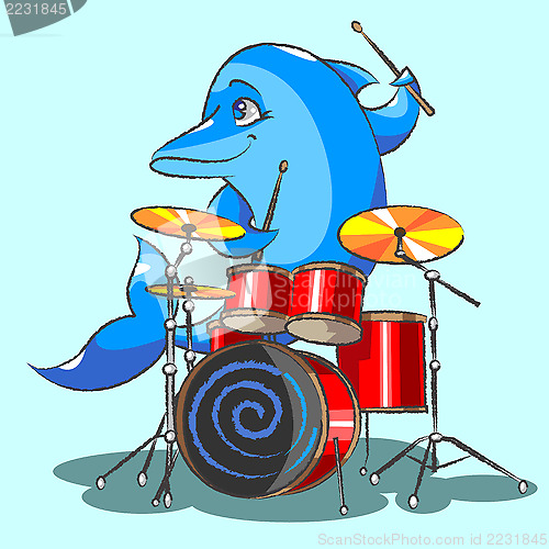 Image of The dolphin is the jazz the drummer