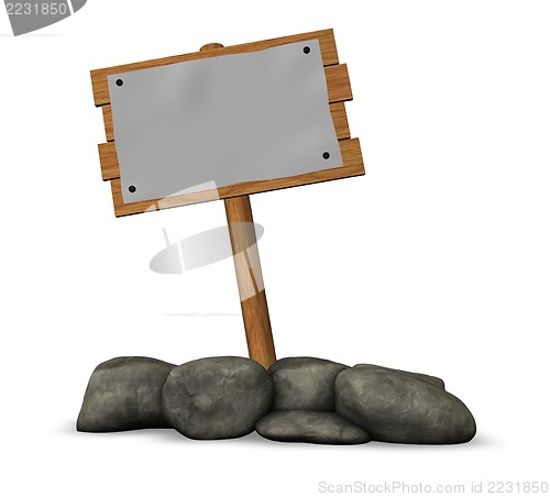 Image of wooden sign