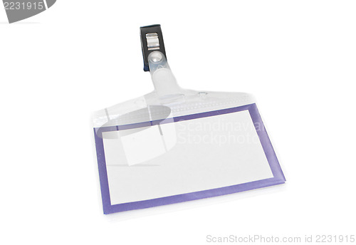 Image of Blank ID Card