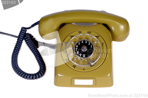 Image of Retro telephone and cabels