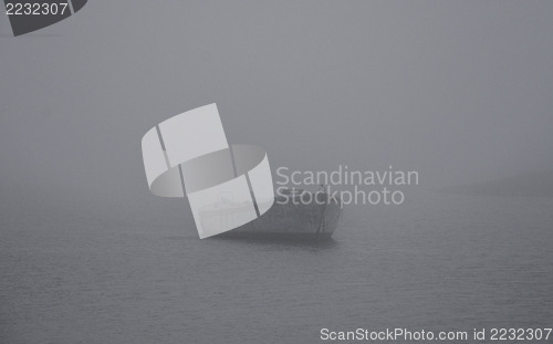 Image of Båt i tåke
