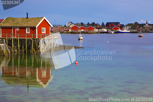 Image of Norwegian fishing harbor