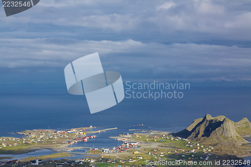 Image of Norwegian fishing port