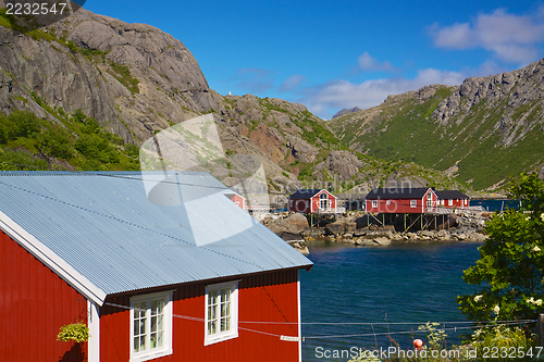 Image of Fishing huts in Nusfjord