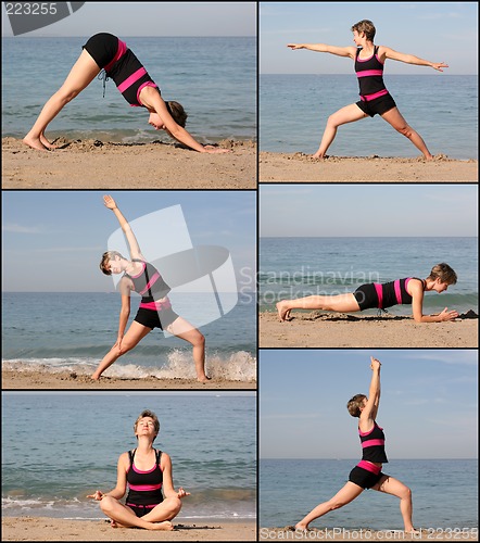 Image of Beach yoga