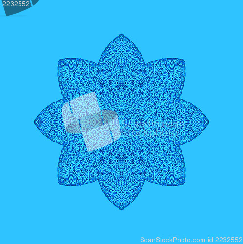 Image of Blue background with abstract shape