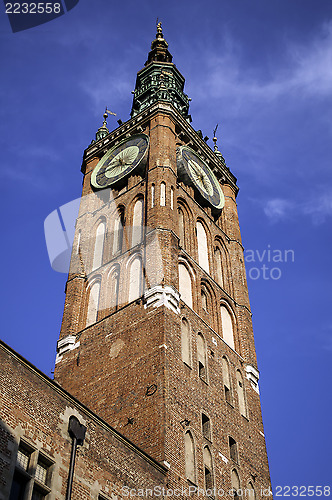 Image of Medieval clock tower.