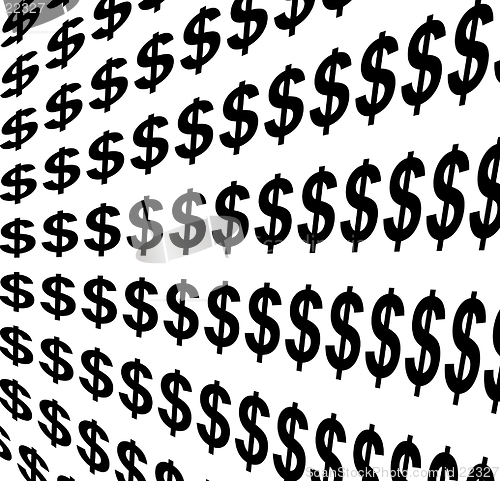 Image of Dollar sign background