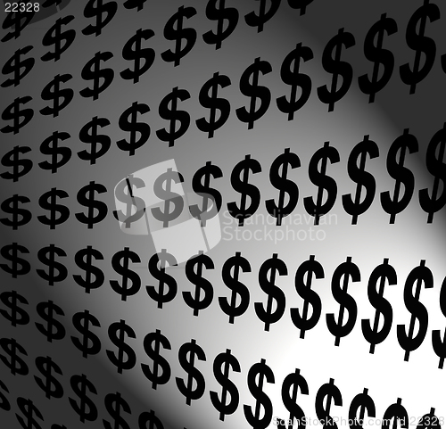 Image of Dollar sign background