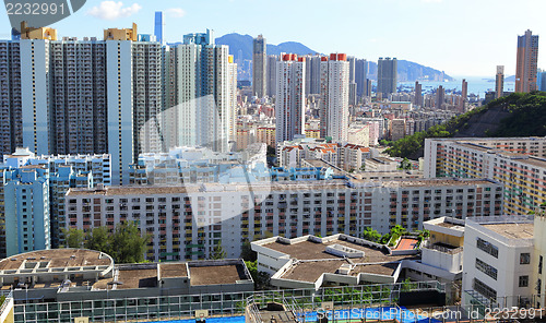 Image of apartment block in Hong Kong