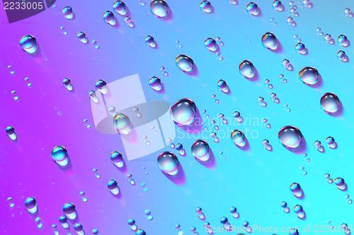 Image of Background of  water drops
