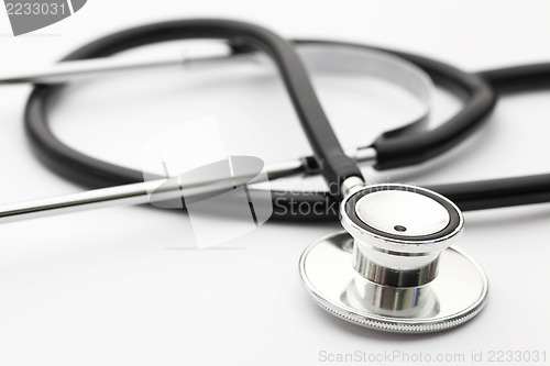 Image of Stethoscope on white