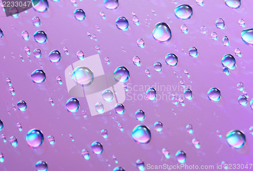Image of water drops background