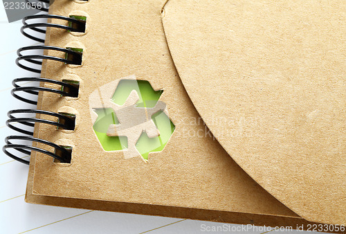 Image of Recycle paper made notebook