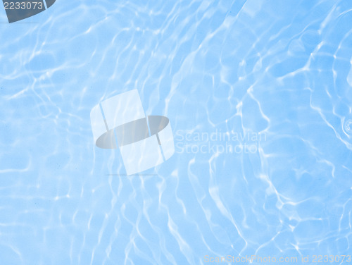 Image of Fresh blue water ripple background