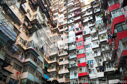 Image of Old residential building in Hong Kong 